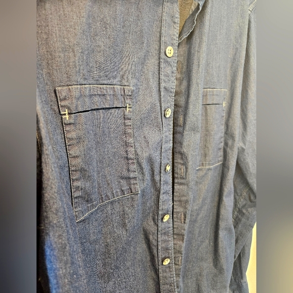 COPY - Xl Denim Armani button up shirt - Picture 2 of 3